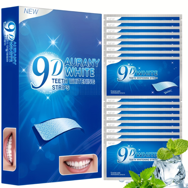 Teeth Whitening Remedies - 21 pares de tiras blanqueadoras de
