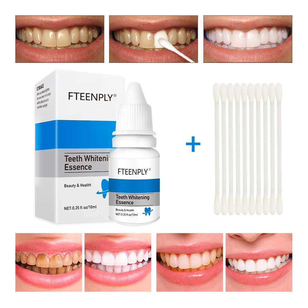 Teeth Whitening Remedies - FTEENPLY-esencia para blanquear los dientes, polvo,