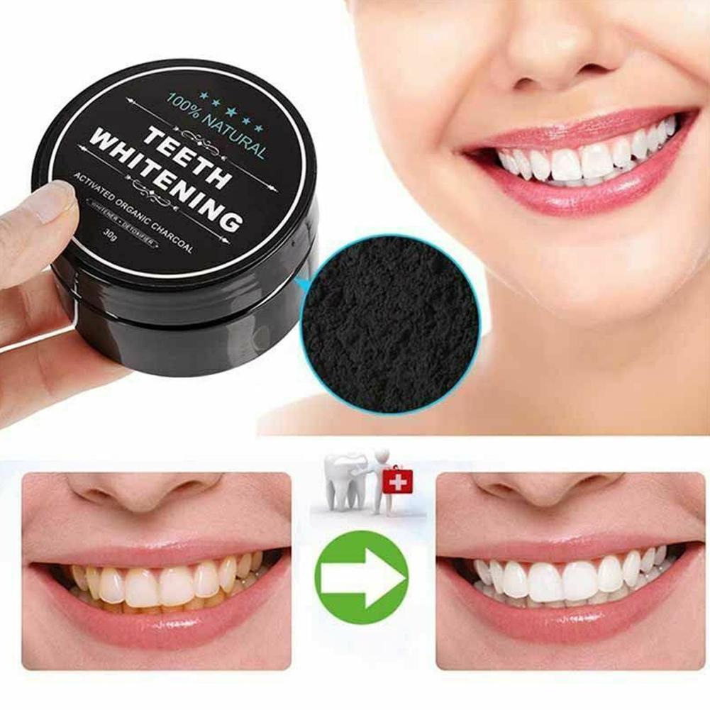 Whitening Powder Activated - Polvo de carbón orgánico activado, esmalte