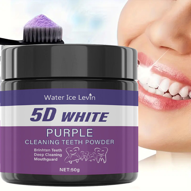 Teeth Whitening Oil Pulling - Water Ice Levin Purple Dientes iluminadores: