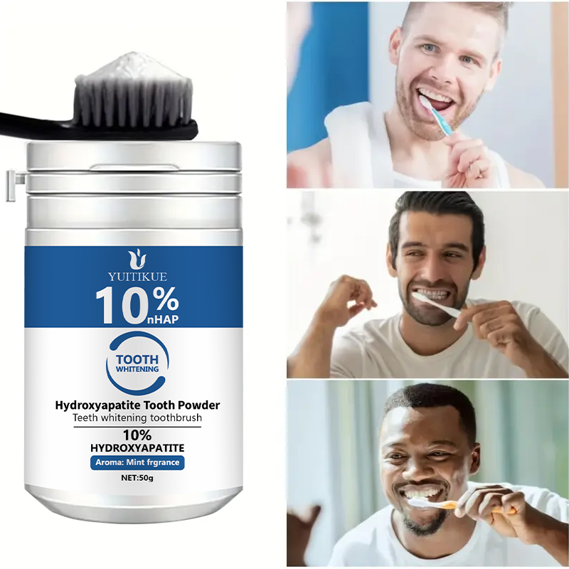 YUTIKUE 10% nHAP Polvo dental  - Teeth Whitening Remedies reseña y precio