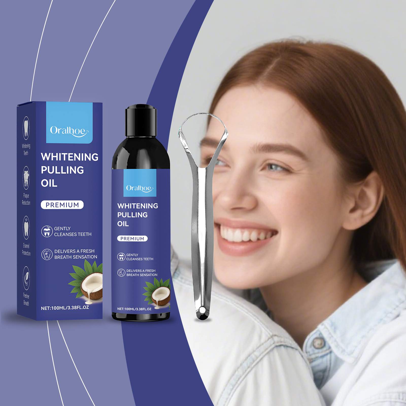 Aceite de coco para tirar con  - Teeth Whitening Oil Pulling reseña y precio