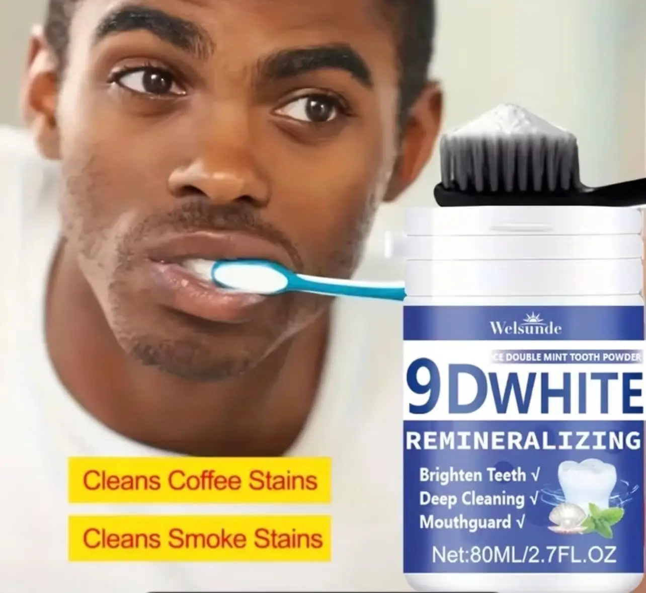 Polvo Dental Remineralizante d - Teeth Whitening China reseña y precio