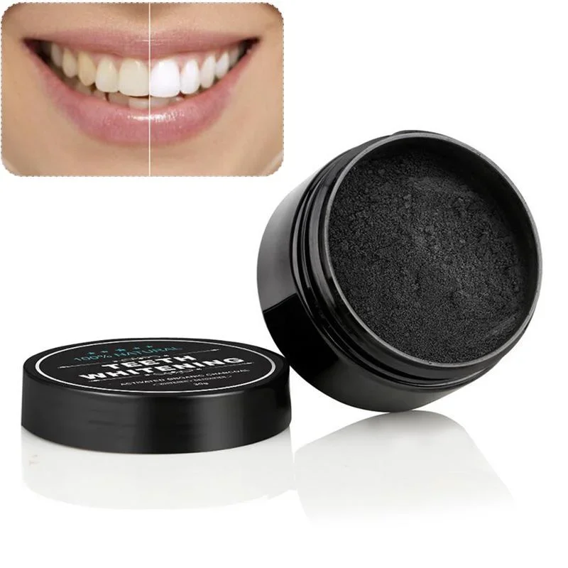 Polvo de carbón para dientes d - Whitening Powder Activated reseña y precio